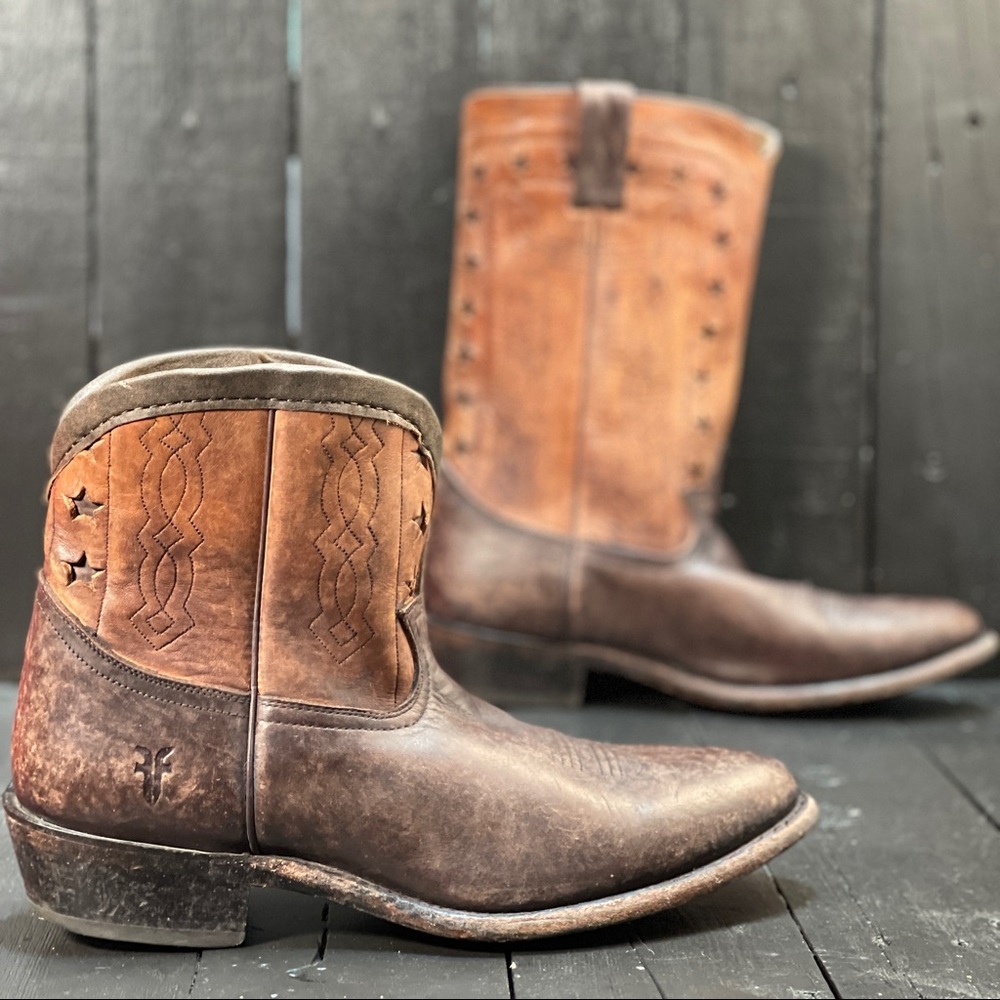 SOLD Upcycled Frye boots into a FauxyFurr Boho Boot - Picture 8 of 8